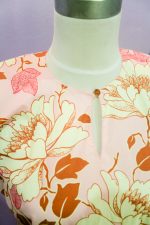 Baju Kurung Cotton - Tree Peony in Pink - Image 2
