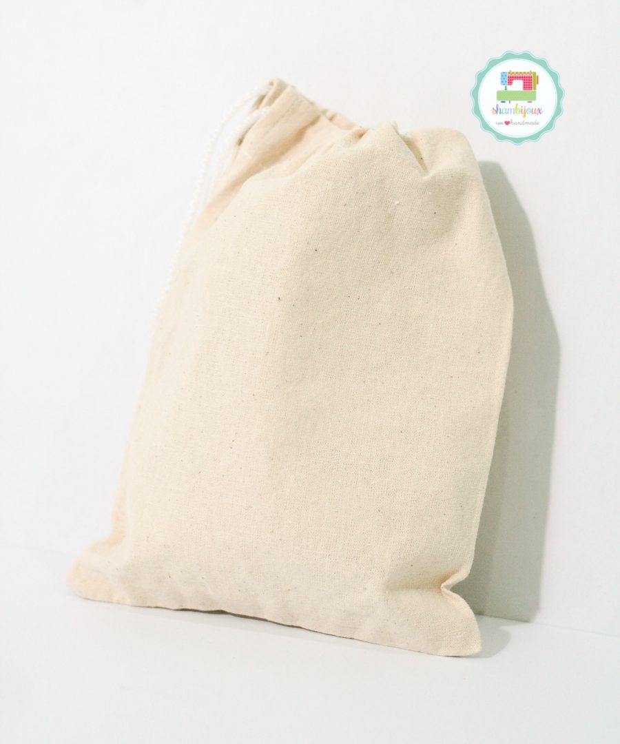 Drawstring Pouch Calico 6x8 CALICO36