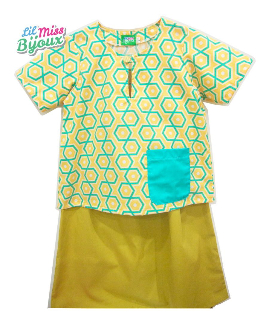 2Y Hazel Hexagon In Mustard