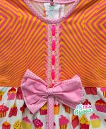 (Jane Dress) Comic Cupcakes in Orange - Image 4