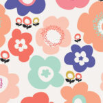 (Jeni Baker) Geometric Bliss, Radical Blooms in Blush