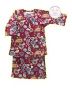 (Kurung Azalea) Paisley in Red x Size 1