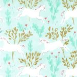 (Sarah Jane) Magic!, Unicorn Forest in Aqua Metallic