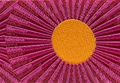 Alternative view of (Tula Pink Ribbons) Slow and Steady, Wide Pink Stripes And Dots 1 1/2"