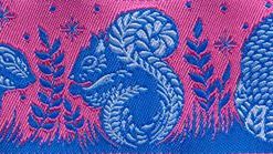 Alternative view of (Tula Pink Ribbons) Slow and Steady, Animal Grandstand Pink And Blue 1 1/2"