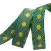 (Tula Pink Ribbons) Slow and Steady, Tiny Yellow Tortoise Dots On Green 3/8"