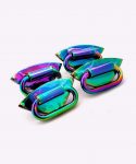 Strap Anchor, Diamond in Iridescent Rainbow Finish - Pack of 4