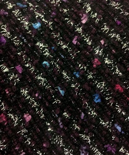 Tweed, Tweed in Black Silver - Fat Quarter