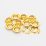 Eyelets 12mm (1/2") in Gold - 10 sets