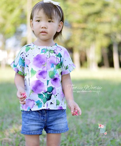 Mika Top  PDF Pattern (by Haurra Sewing)