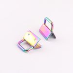 Key Fob Hardware 25mm (1") in Iridescent Rainbow - Image 3