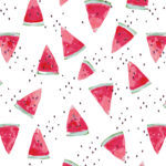 (Katarina Roccella) Floralish, Waterish Melon in White