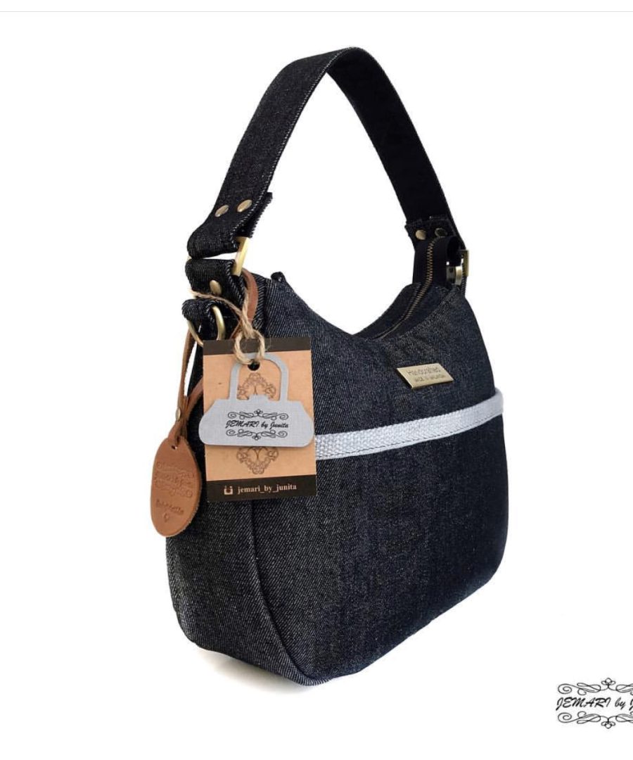 Alternative view of Petite Hobo Bag by Jemari by Junita – PDF Pattern + Video
