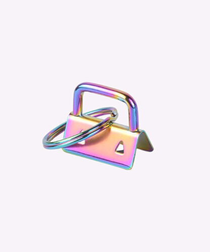 key fob 25mm rainbow
