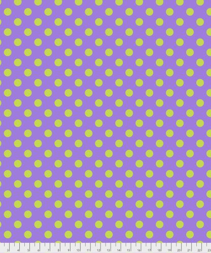 (Tula Pink) True Colors Pom Poms & Stripes, Pom Poms In Orchid