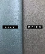 PVC Leather in Stone Gray 0.65 mm thickness - Image 3