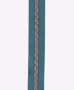 shambijoux zipper nylon rose gold agean blue