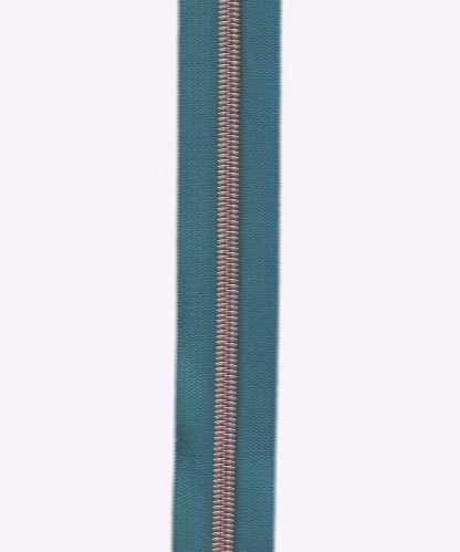 shambijoux zipper nylon rose gold agean blue