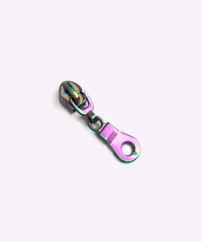 shambijoux zipper pull donut rainbow