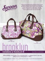 Brooklyn Handbag & Traveler - PDF Pattern (by Swoon Patterns)