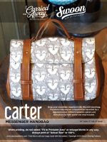 Carter Messenger Handbag - PDF Pattern (by Swoon Patterns)