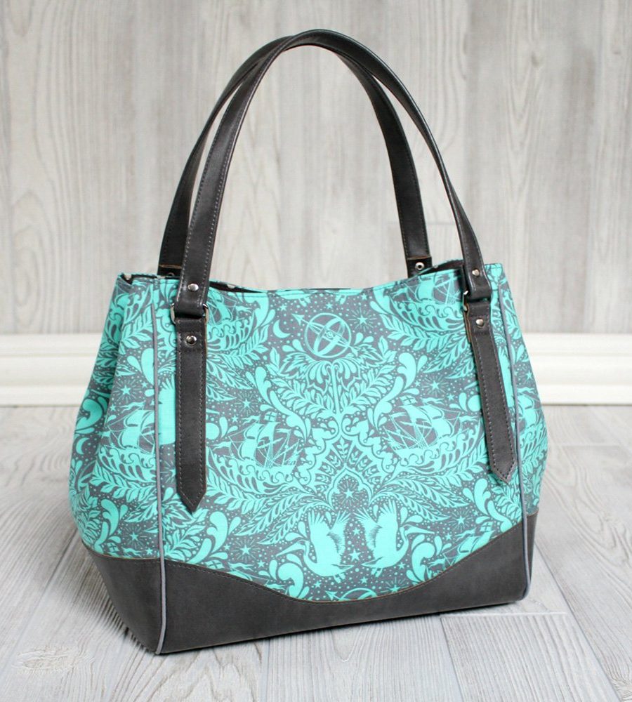 Alternative view of Charlotte City Tote - PDF Pattern (by Swoon Patterns)