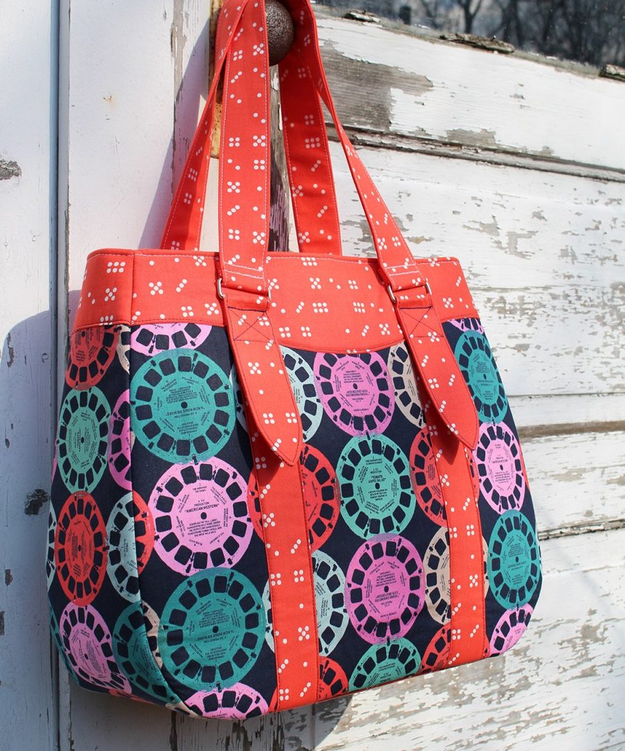 Alternative view of Evelyn Handbag & Market Tote - PDF Pattern (by Swoon Patterns)