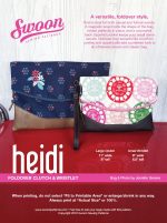 Heidi Foldover Clutch & Wristlet - PDF Pattern (by Swoon Patterns)