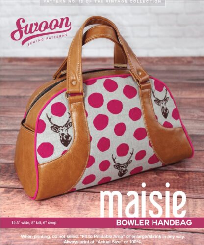 Maisie Bowler Handbag - PDF Pattern (by Swoon Patterns)