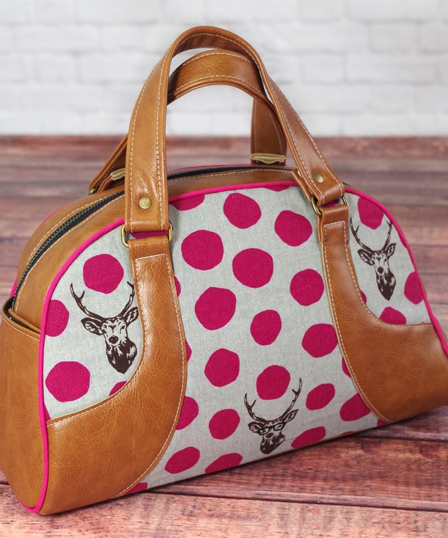 Alternative view of Maisie Bowler Handbag - PDF Pattern (by Swoon Patterns)