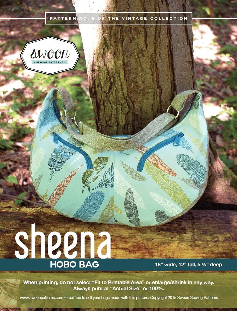 Sheena Hobo Bag - PDF Pattern (by Swoon Patterns)