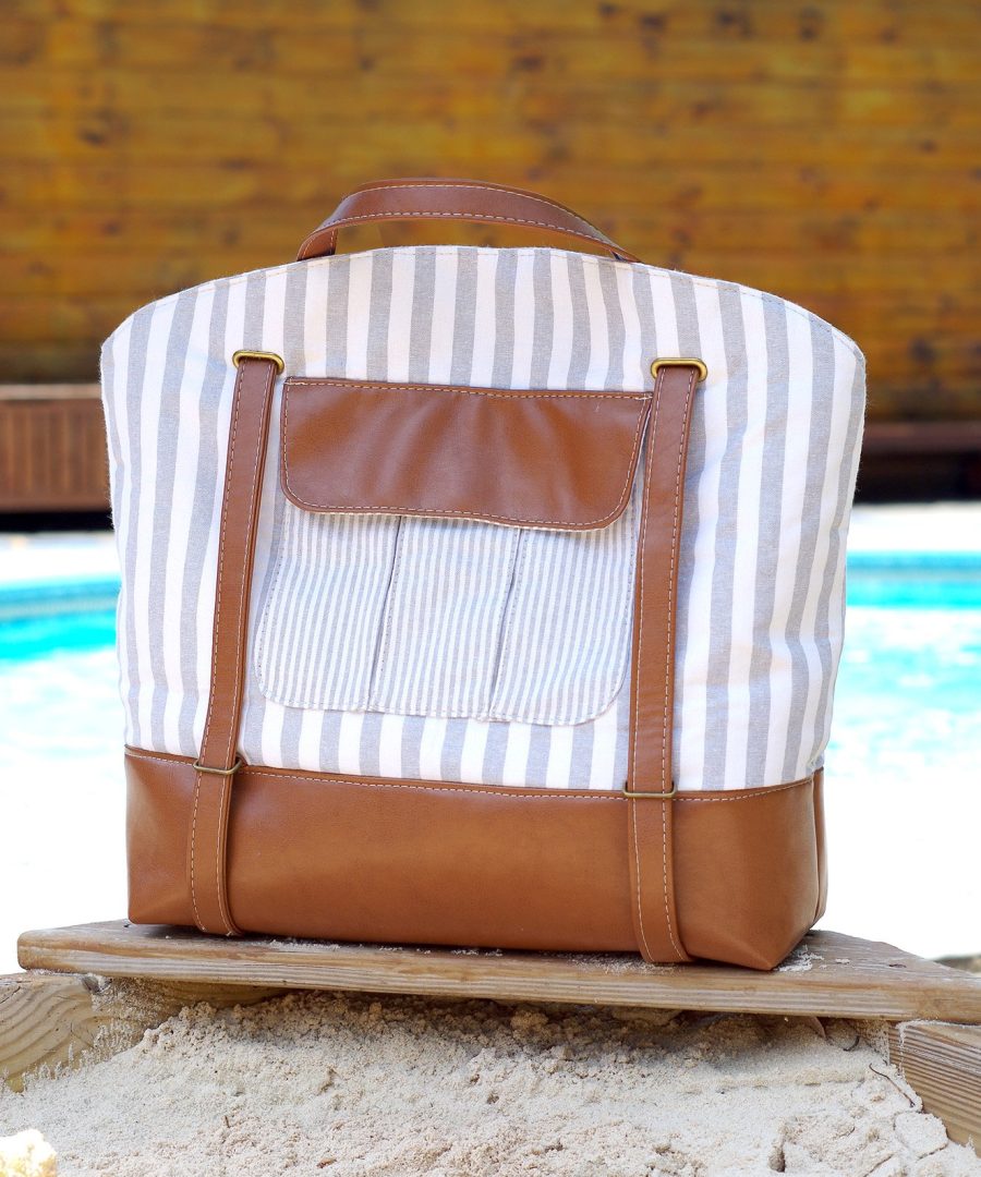 Alternative view of Sophia Swim Tote - PDF Pattern (by Swoon Patterns)