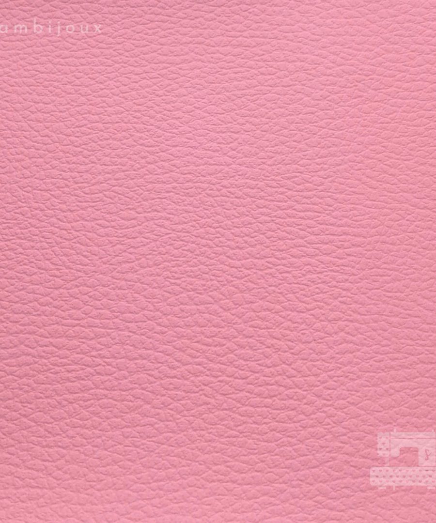 Alternative view of PVC Leather in Pastel Pink 0.70 mm thickness