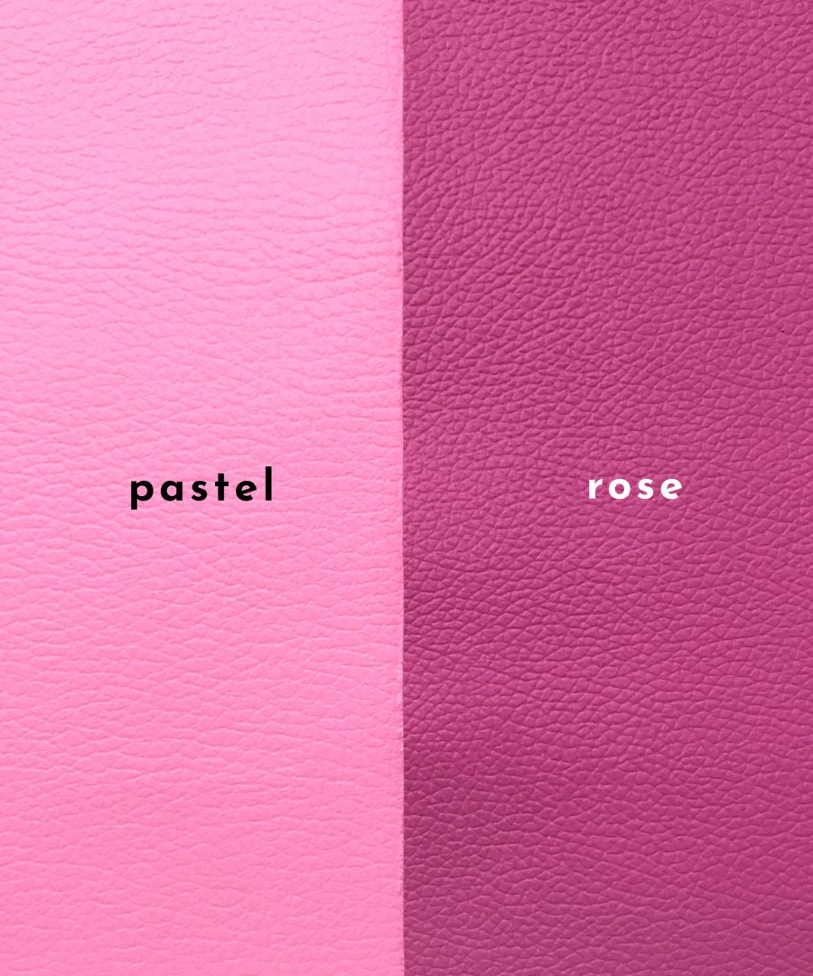 Alternative view of PVC Leather in Rose Pink 0.65 mm thickness