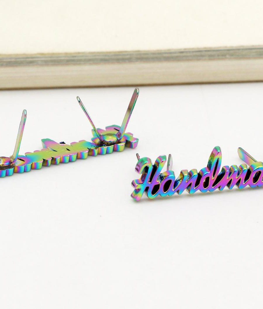 handmade label rainbow LTMHM-RBW-1