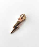 Zipper Pull Slider #5, Style4 Bolt in Rose Gold