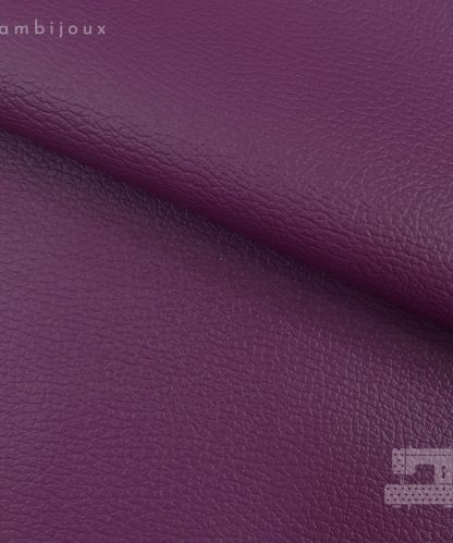 PVC Leather in Eggplant Purple 0.70 mm thickness