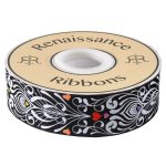 (Tula Pink Ribbons) Linework, Peacock Feather 1 1/2" - Image 3