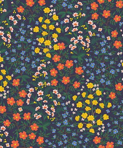 (Rifle Paper Co.) Camont, Wildwood Garden in Navy