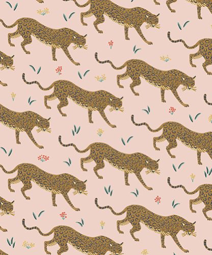 (Rifle Paper Co.) Camont, Jaguar in Blush Metallic
