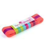 (Tula Pink) Nylon Webbing, Hot Watermelon with Plum 1.5" - Image 3