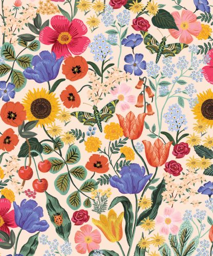 Preview: Fall 2016 Collections by Cotton+Steel 2 (Rifle Paper Co.) Curio, Blossom in Blush