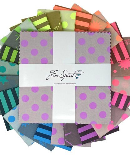 Neon True Colors 10" Squares Layer Cake