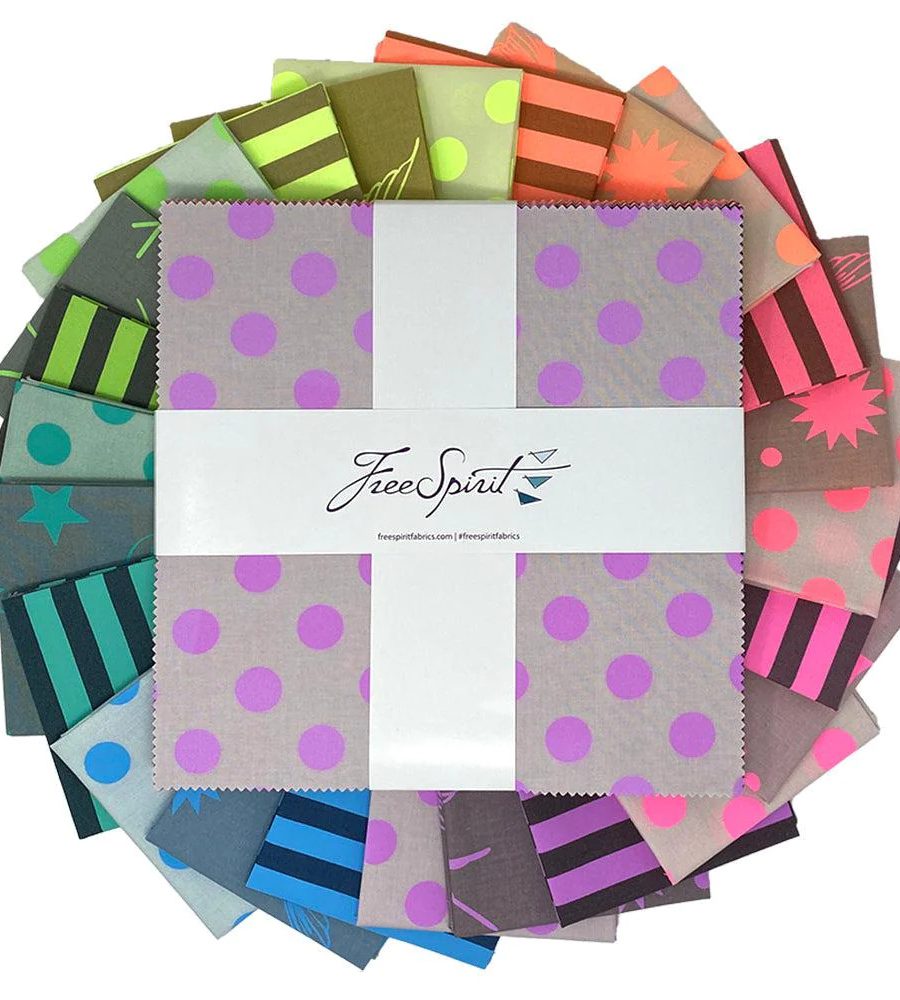 Neon True Colors 10" Squares Layer Cake