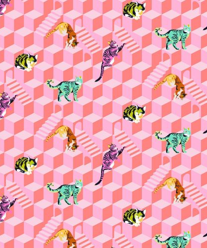 (Tula Pink) Besties, Sitting Pretty in Blossom