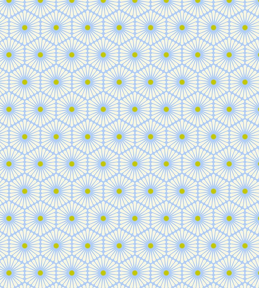 (Tula Pink) Besties, Daisy Chain in Bluebell