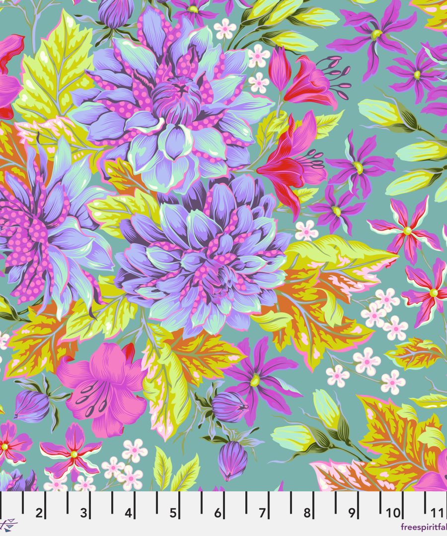 (Tula Pink) Untamed, Hello Dahlia in Cosmic