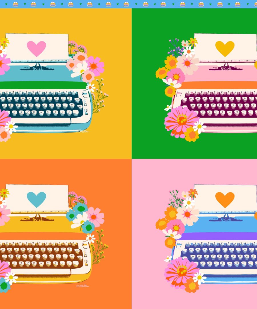 (Melody Miller) Best Day Ever, Typewriter Panel in Multi