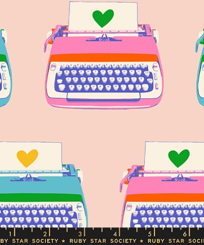 (Melody Miller) Best Day Ever, Typewriters in Vintage Pink