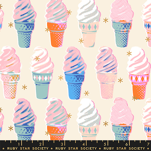 (Melody Miller) Best Day Ever, Ice Cream in Natural Metallic